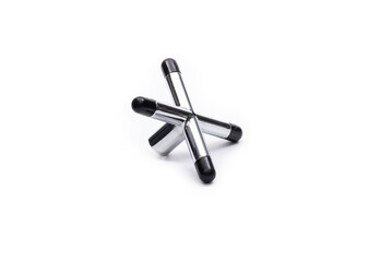 Cue Rest with chrome Cross Head and Rest Stick, billiard pool snooker material cue holder