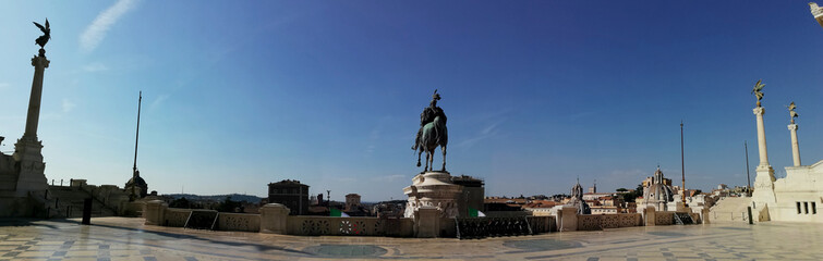 Views from the monument to Vittorio Emanuele II Rome