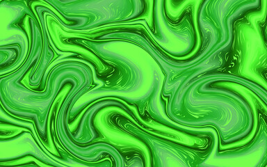 Vector liquid texture background imitation of malachite texture. swirled stripes texture