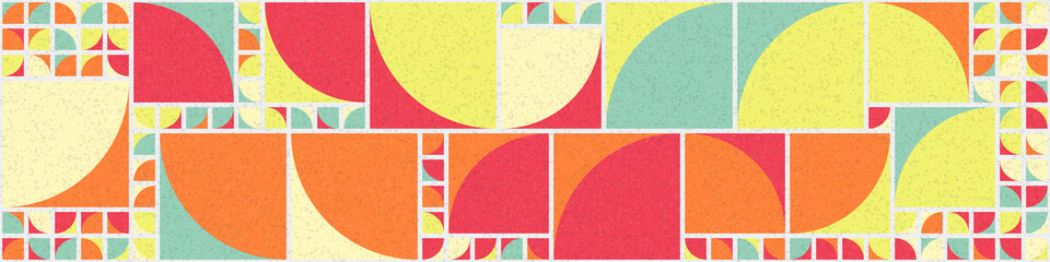 Fototapeta premium Abstract Geometric Pattern generative computational art illustration
