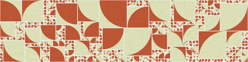 Abstract Geometric Pattern generative computational art illustration