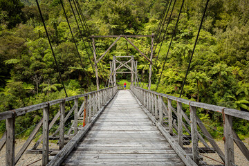 Historic Tauranga Bridge in Waioeka Gorge