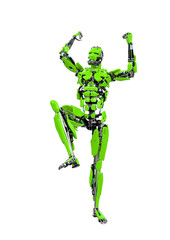 master cyber robot is so angry