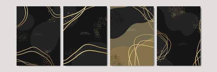 Elegant abstract trendy universal background templates. Minimalist aesthetic. 