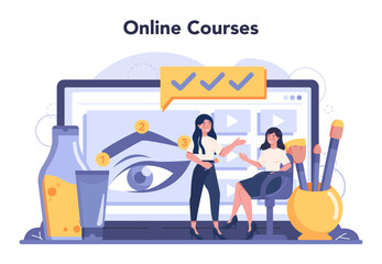 Eyebrow master and designer online service or platform.