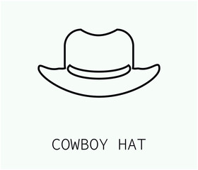 cowboy hat illustration