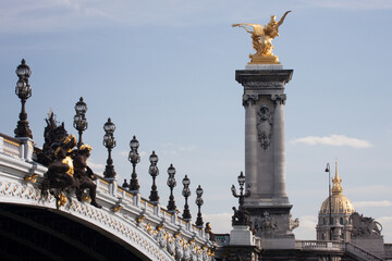 Alexander's third bridge in Paris on a spring day. France - 410008739