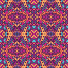 Vector seamless pattern Ethnic ptint vintage design.