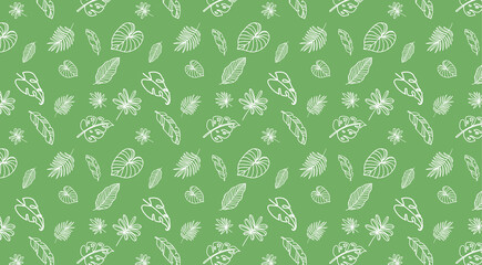 Tropical leaf pattern