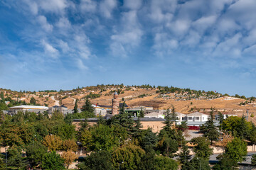 Panoramic city view of Elazig, Turkey