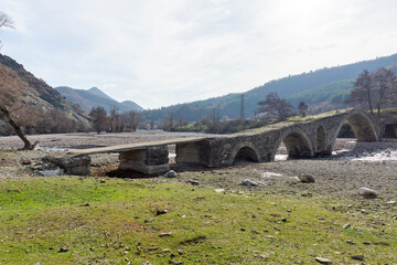 Roman bridge near village of Nenkovo, Bulgaria