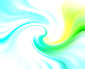 Abstract background. White with green and yellow tones. Elegance concept.