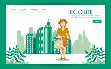 Ecology Background, Web banner