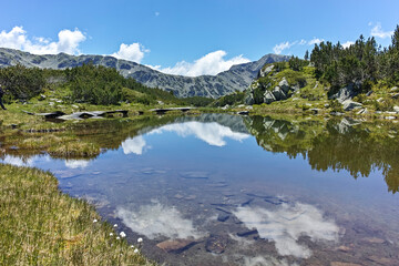 Fototapeta na wymiar The Fish Lakes (Ribni Ezera), Rila mountain, Bulgar