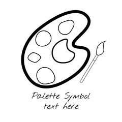 illustration of a black and white symbol