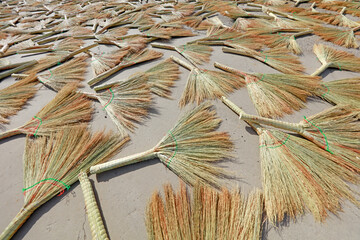 Big broom in the air on the ground, North China