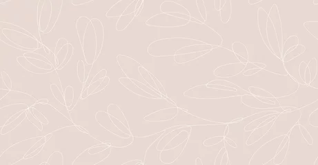 Photo sur Plexiglas Tendances de la décoration des fenêtres Motif délicat abstrait floral sans soudure. Texture vectorielle aux couleurs pastel