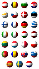 Collage of flags of the 27 EU countries