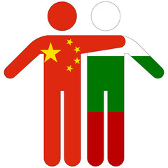 China - Bulgaria / friendship concept