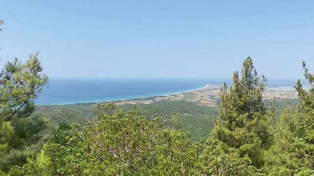 The places where the &Ccedil;anakkale War took place, the trenches and monuments. Gallipoli, &Ccedil;anakkale Cemetery