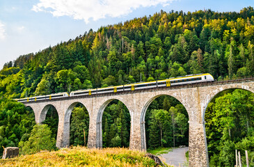 Fototapeta na wymiar Ravenna Bridge railway viaduct in the Black Forest in Germany