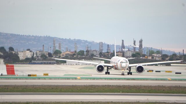 Large Airplane on the ground at Airport