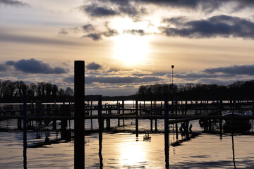 Sonnenuntergang am See