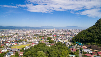 《山形県》山形市内の街並み