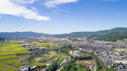 《山形県》上山市の街並み