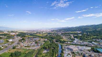 《山形県》上山市の街並み