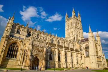 Gloucester Cathedral in Gloucester, England, UK