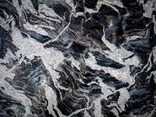 Black marble texture abstract background with natural white pattern