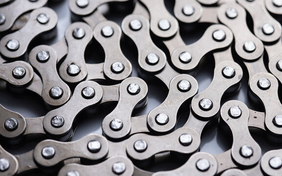 Background image of bicycle roller chain