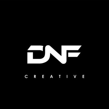 DNF Letter Initial Logo Design Template Vector Illustration