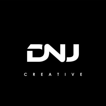 DNJ Letter Initial Logo Design Template Vector Illustration