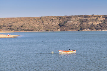 boat on the Dam Taxhimay Villa del carbón México 