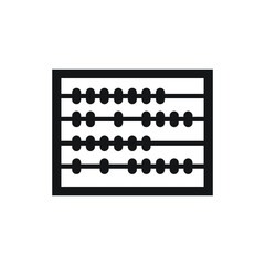 Abacus icon design. isolated on white background. vector illustration