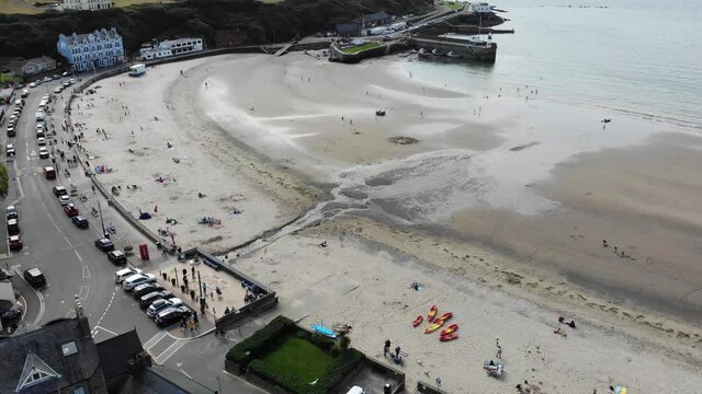 Port Erin Beach, Isle of Man Aerial View