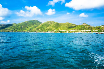 Fototapeta premium Nam Du island. A tranquil island with beautiful beach in Kien Giang, Vietnam. 