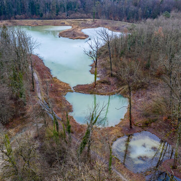 three little frozen lakes 