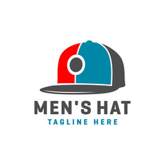 Obraz premium modern hat or fashion shop logo