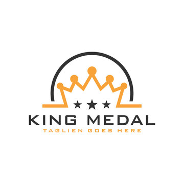 modern crown king logo