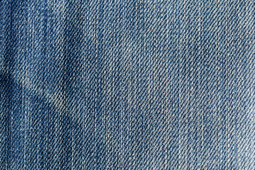 Dark blue jeans texture and textile background.