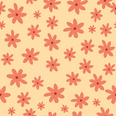 seamless pattern with flowers. background spring summer. 
