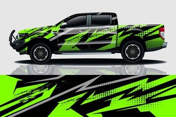 car decal wrap design vector