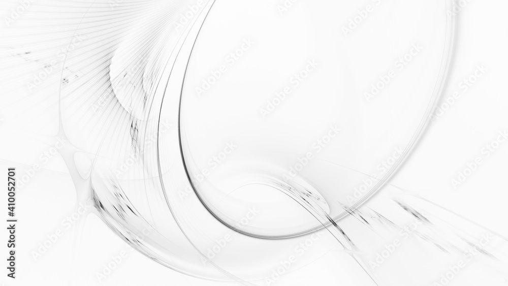 Aufkleber Abstract digital technology background. Dynamic lines composition. Detailed generative fractal graphics.