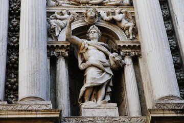 statue base in Venice