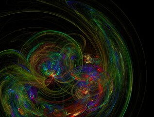 Imaginatory fractal background Image