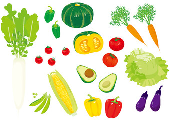 野菜イラスト　セット