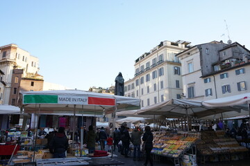 Street Market in Rome, Italy - イタリア ローマ ストリート マーケット
